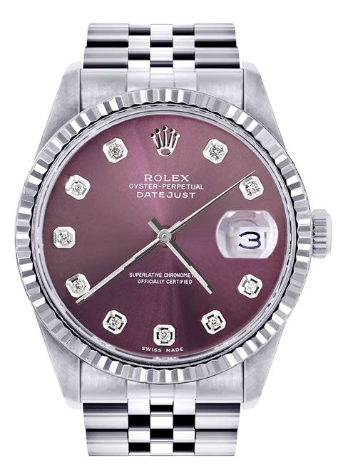 purple rolex datejust|Rolex watch Datejust price.